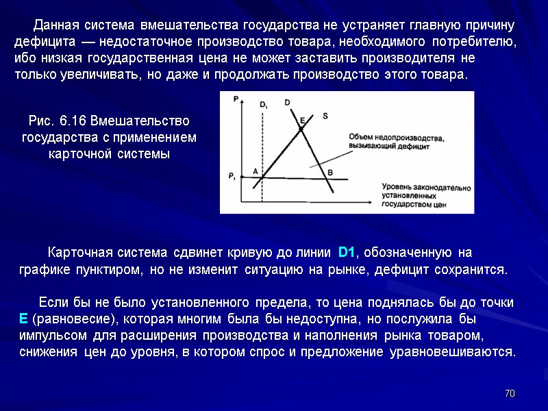 70      Данная система вмешательства государства не устраняет главную причину
